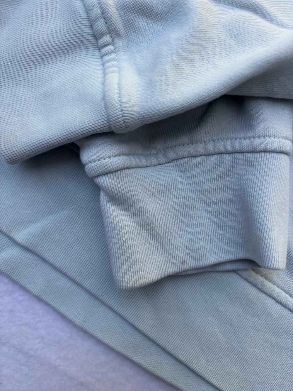 Carhartt Soft Blue Henley Sweatshirt - Loose Fit 12/14 - Picture 6 of 10